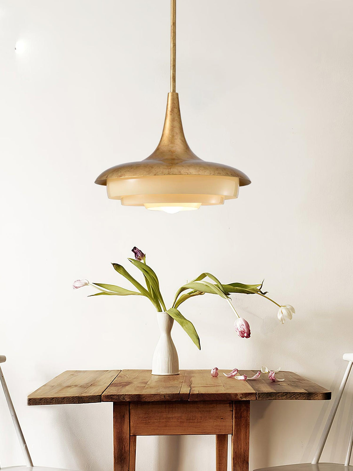 Liorinine Mid-Century-Moderner Pendelleuchte aus Glas