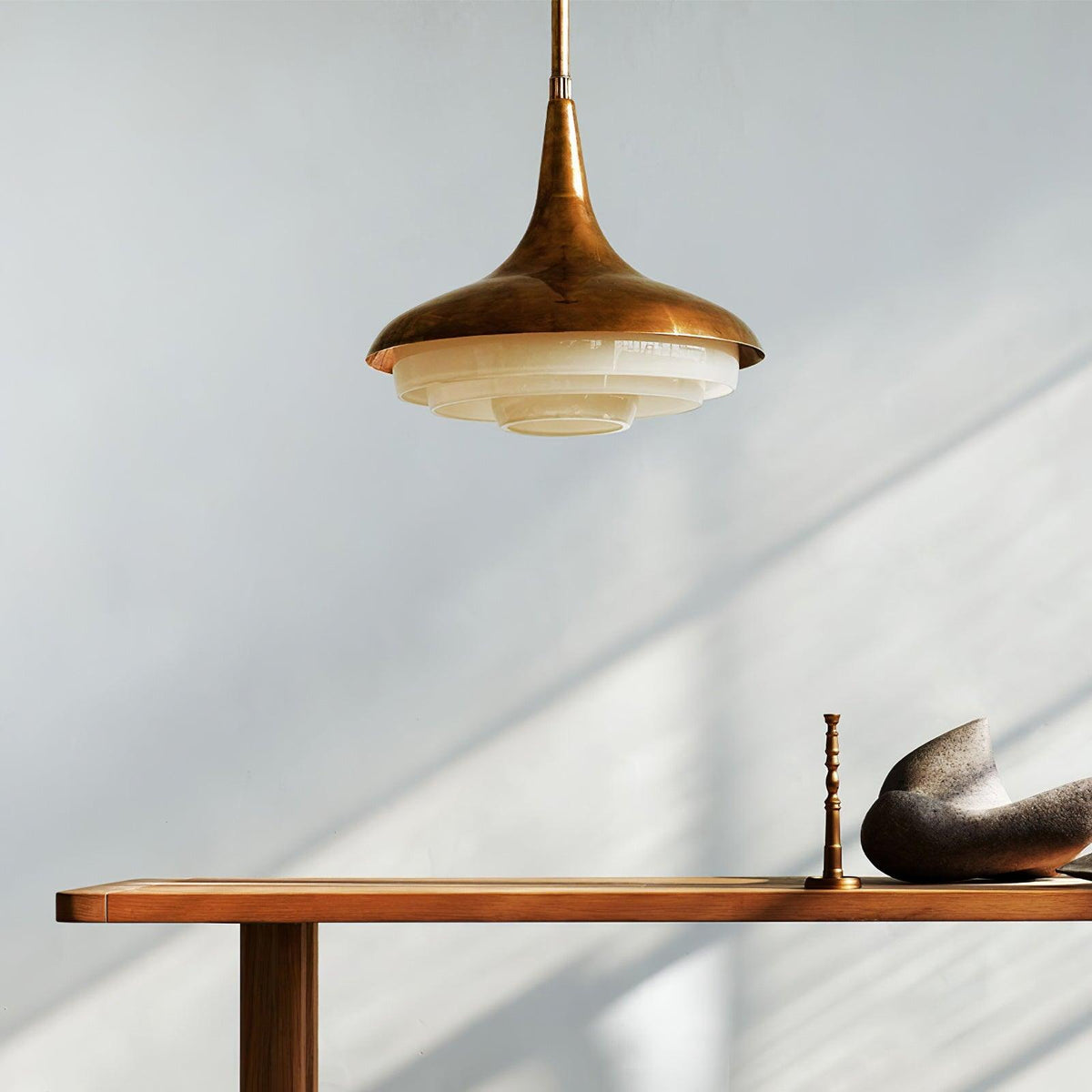 Liorinine Mid-Century-Moderner Pendelleuchte aus Glas