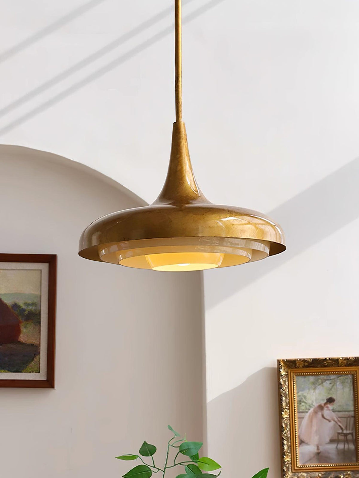 Liorinine Mid-Century-Moderner Pendelleuchte aus Glas