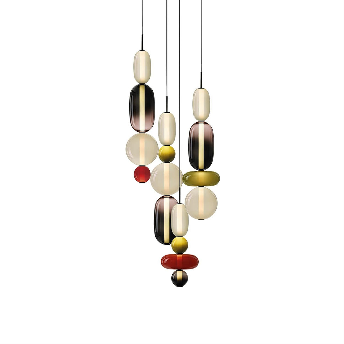 Velinian Kronleuchter aus Glas