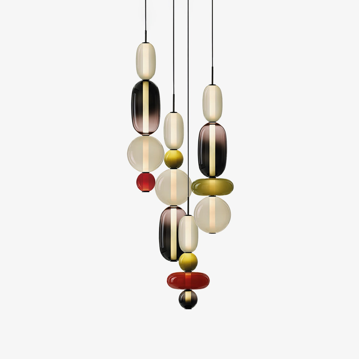 Lioraena Candied Glas Cluster Pendelleuchte