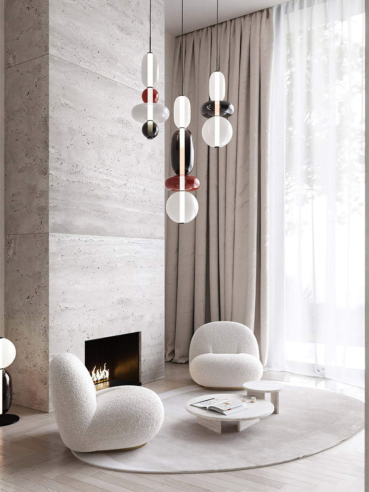 Lioraena Candied Glas Cluster Pendelleuchte
