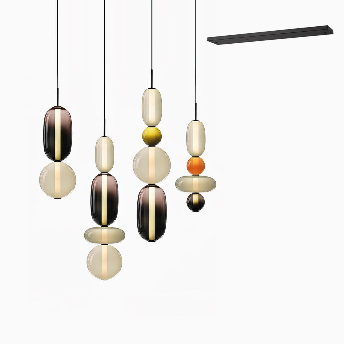 Lioraena Candied Glas Cluster Pendelleuchte