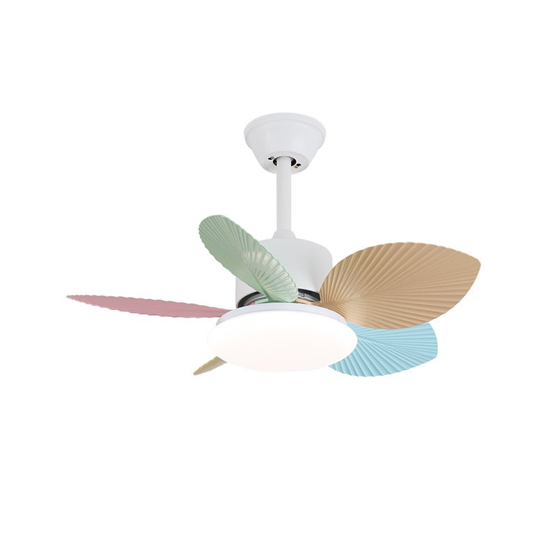 Celoia bunte Glas-Deckenventilator mit Beleuchtung