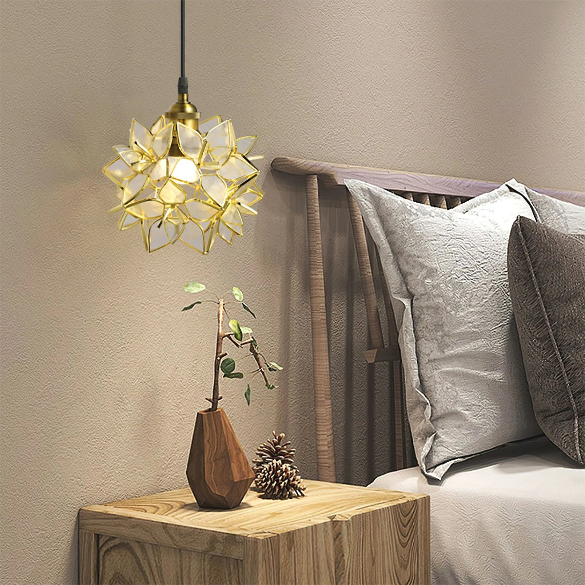 Lioralette luxuriöse Pendelleuchte aus Glas