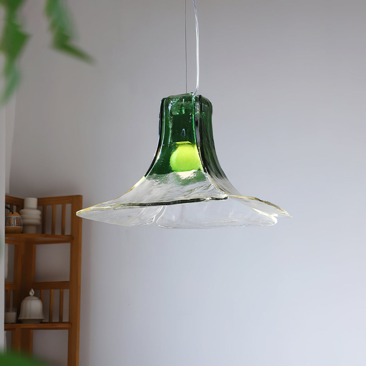 Teriuora Pendelleuchte Transparent Blumig Modern Küche Esszimmer | Cielum