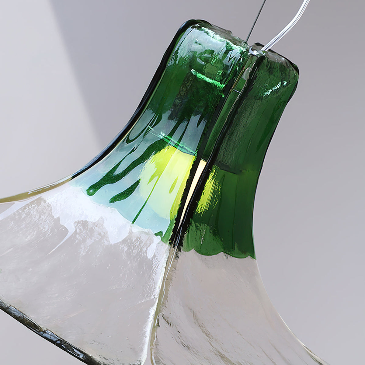 Teriuora Pendelleuchte Transparent Blumig Modern Küche Esszimmer | Cielum