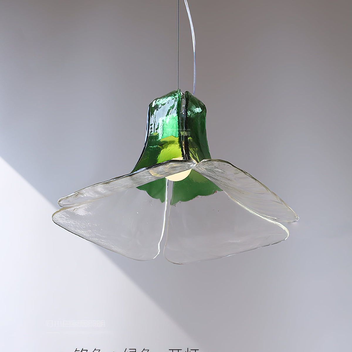Teriuora Pendelleuchte Transparent Blumig Modern Küche Esszimmer | Cielum
