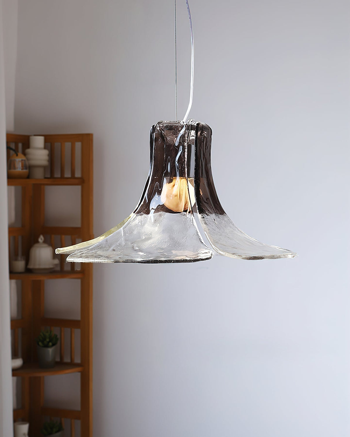 Teriuora Pendelleuchte Transparent Blumig Modern Küche Esszimmer | Cielum