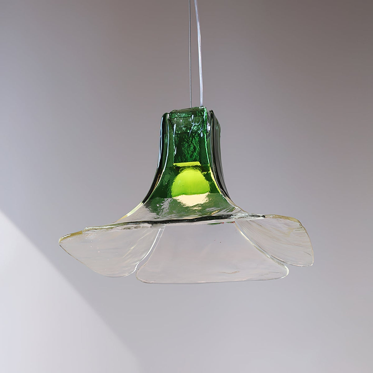 Teriuora Pendelleuchte Transparent Blumig Modern Küche Esszimmer | Cielum