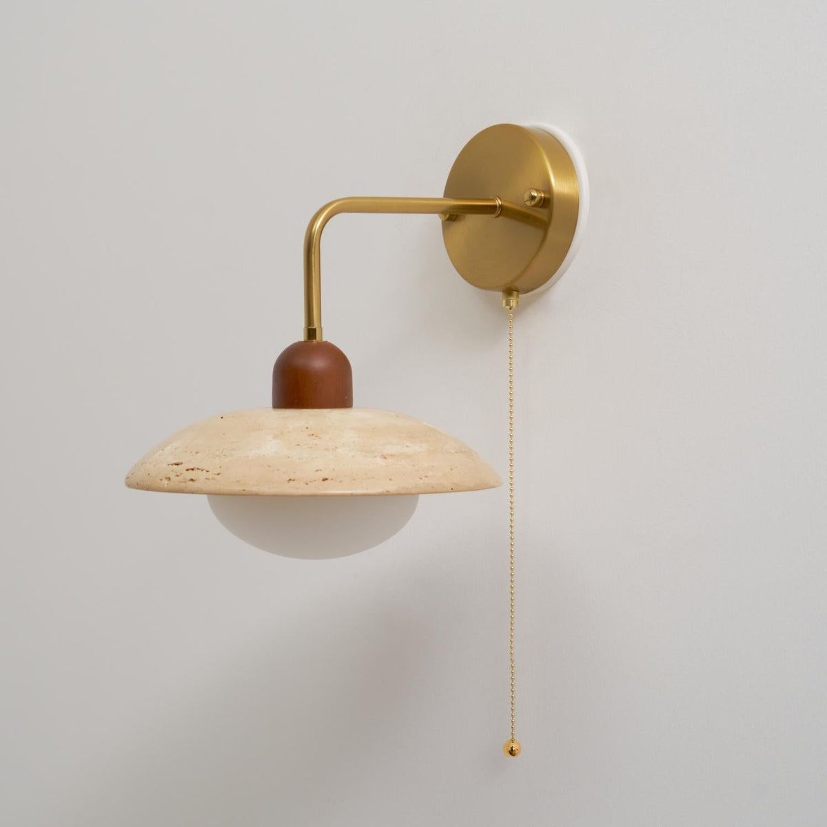 Leto Travertine Wandleuchte
