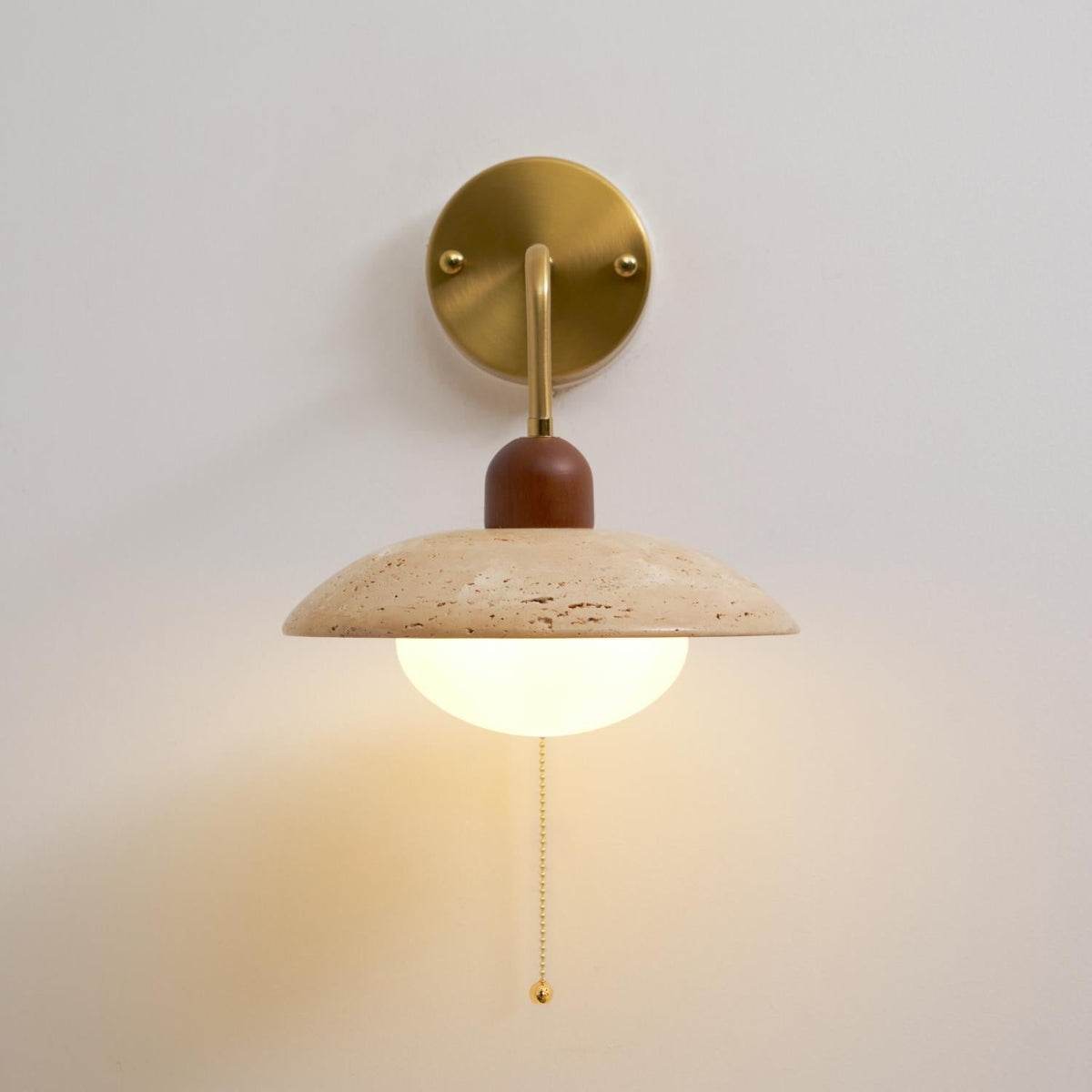 Leto Travertine Wandleuchte