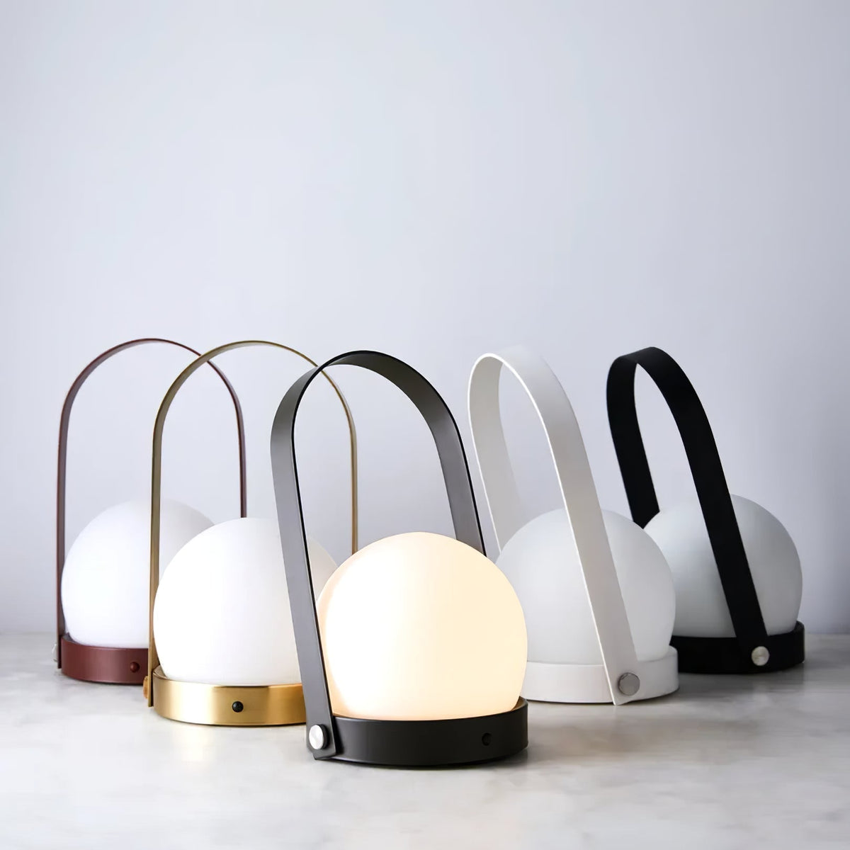 Zenon Glas Minimalistische Tischleuchte