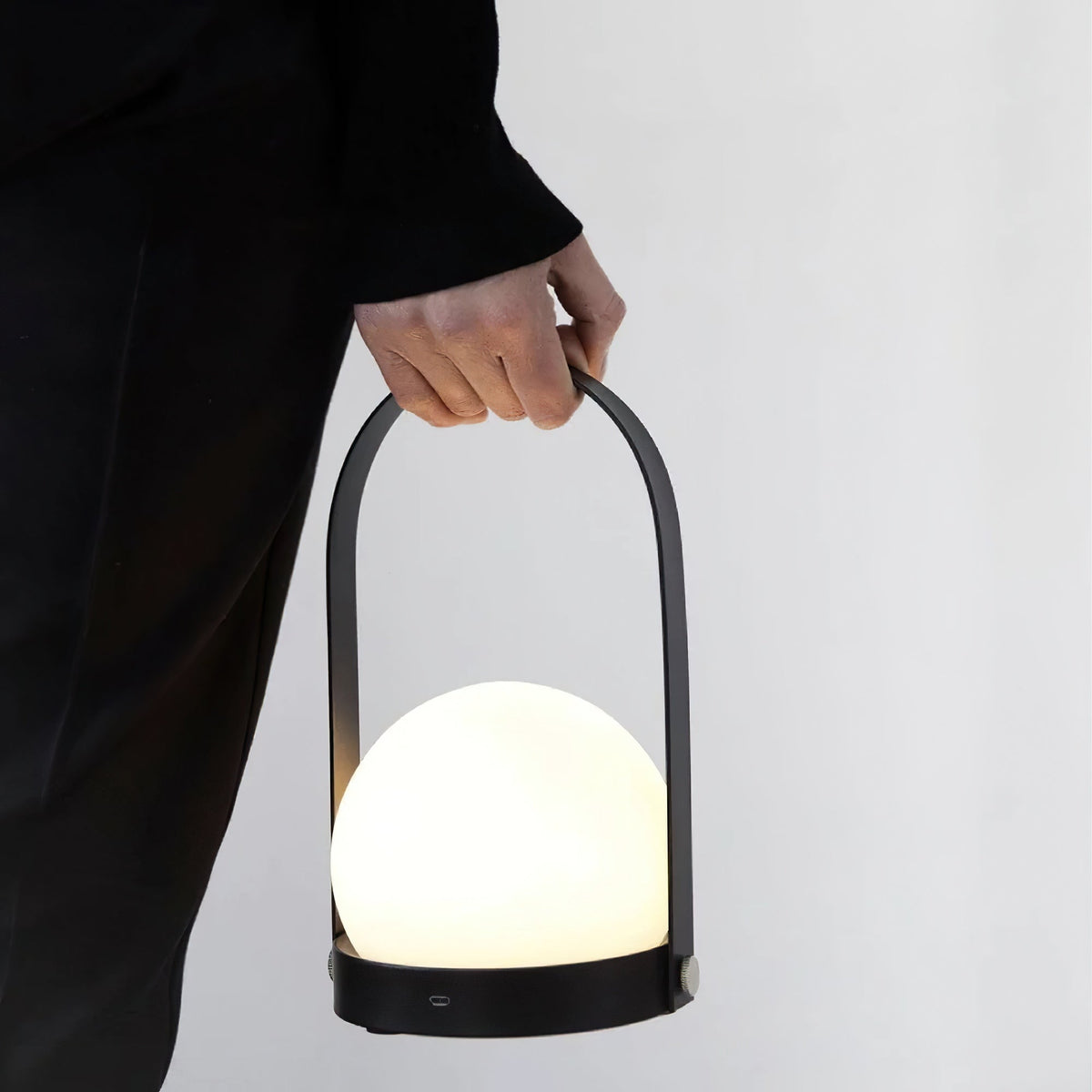 Zenon Glas Minimalistische Tischleuchte