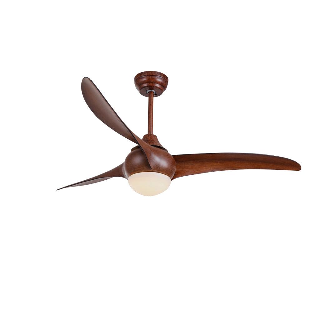 Selerena Deckenventilator mit Beleuchtung in natürlicher Tradition