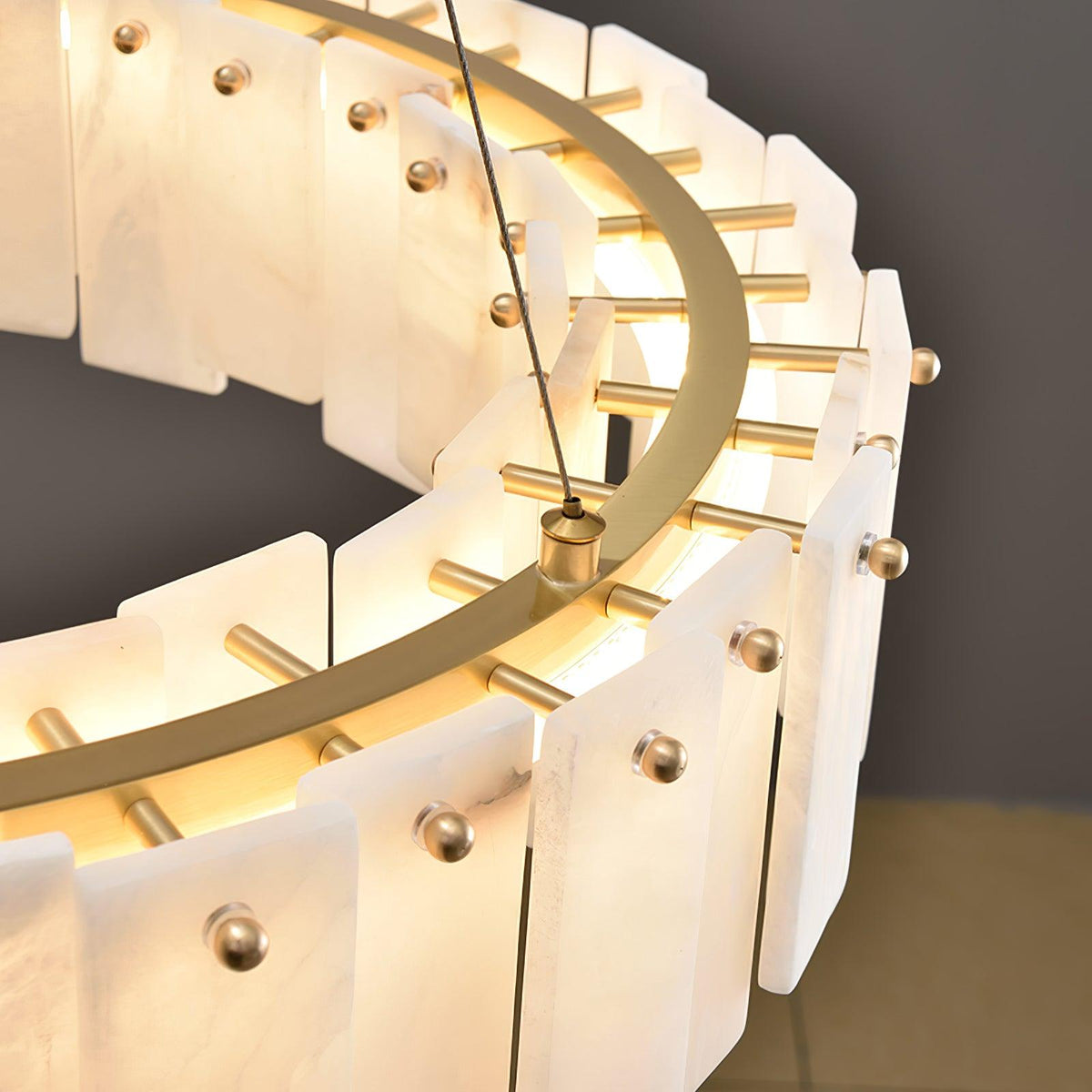 Vodore Alabaster Pendelleuchte
