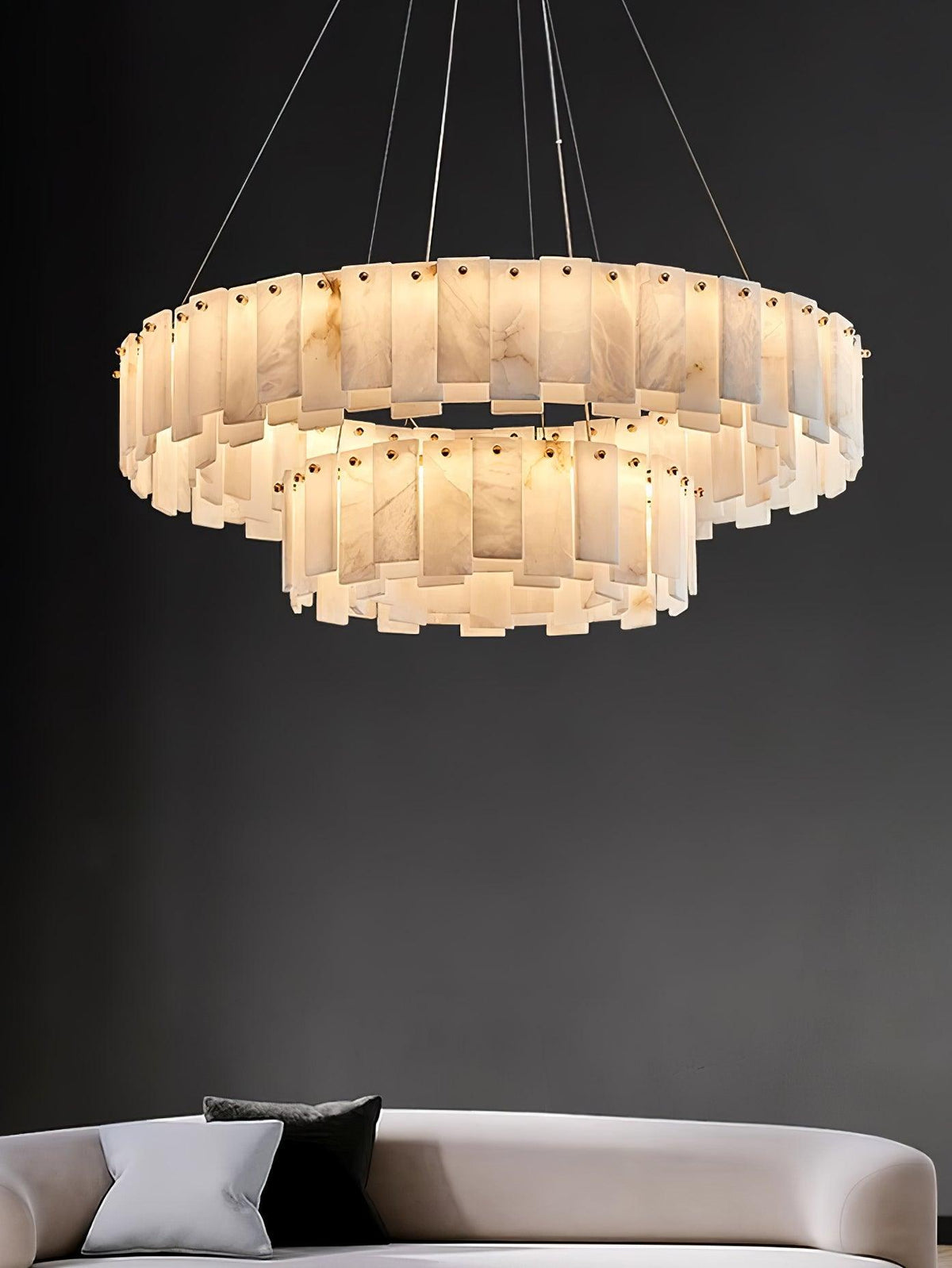 Vodore Alabaster Pendelleuchte