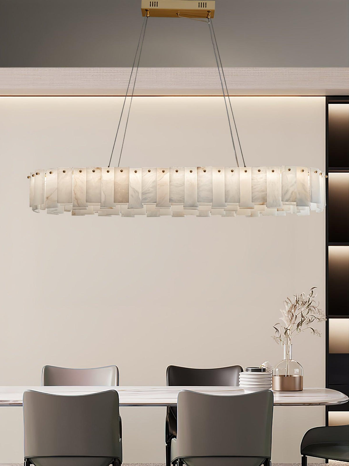 Vodore Alabaster Pendelleuchte