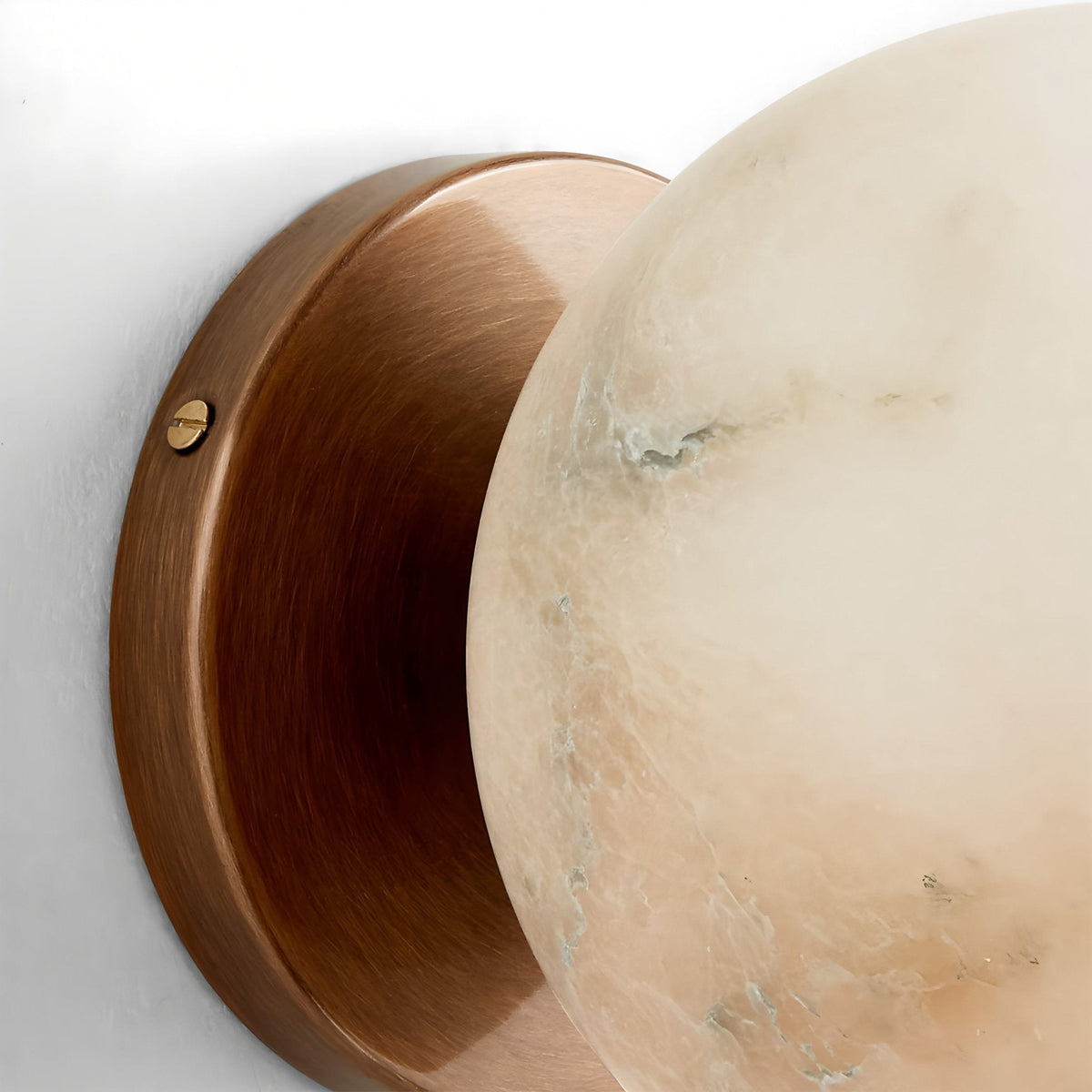 Avenisenne Twobody Celestial Doppelte Alabaster-Wandleuchte
