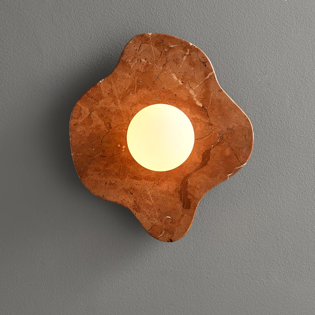 Bloom Rustic Marmor-Wandleuchte