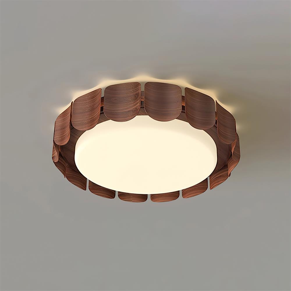 Ardura Walnuss LED Deckenleuchte