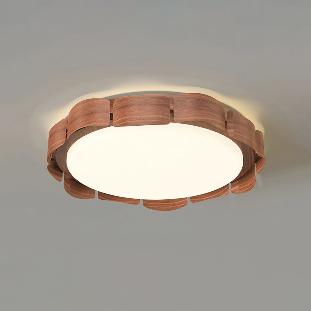Ardura Walnuss LED Deckenleuchte