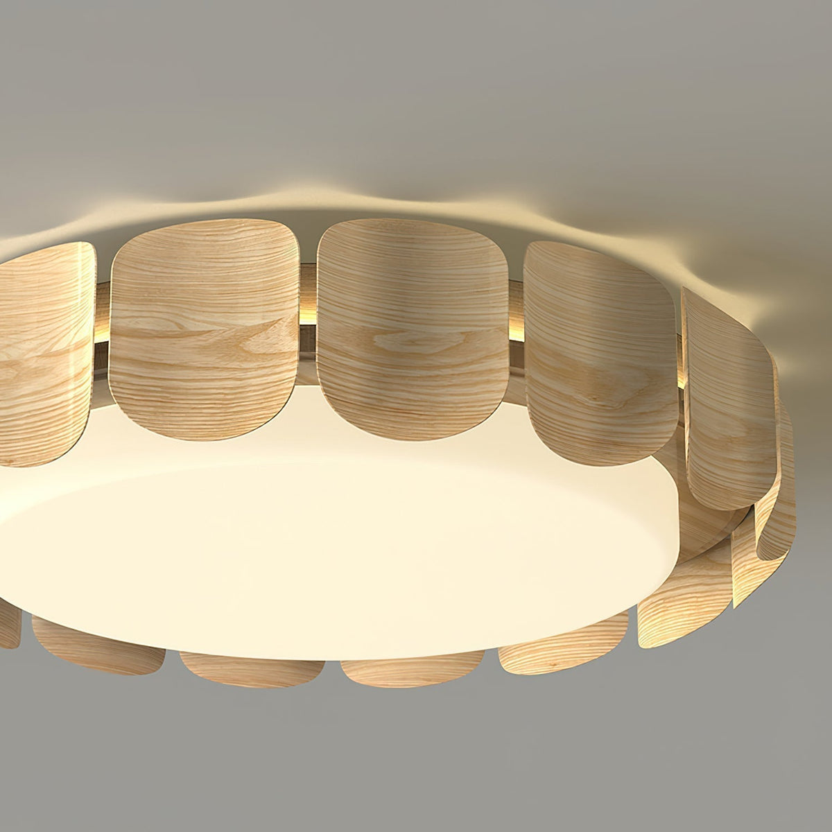 Ardura Walnuss LED Deckenleuchte
