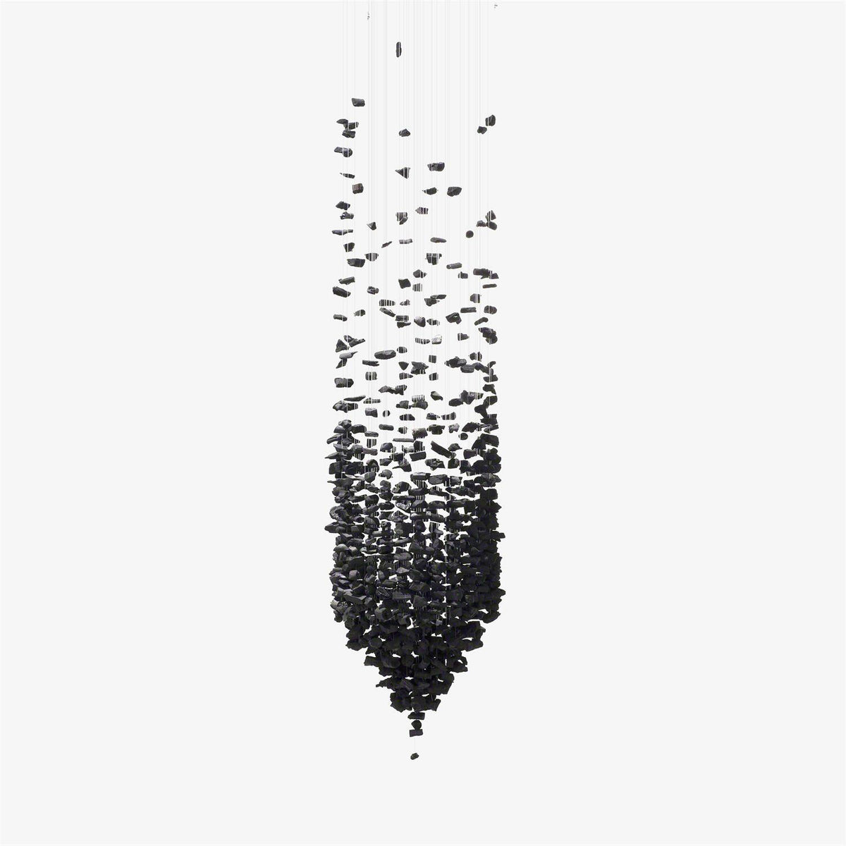 Vaelior Kronleuchter aus Schwarzem Stein im Postmodern-Luxus-Stil