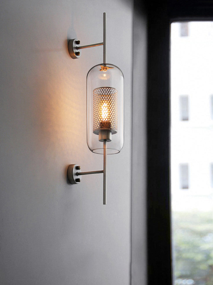 Peta Premium zeitgenössische Kunstglas-Wandleuchte