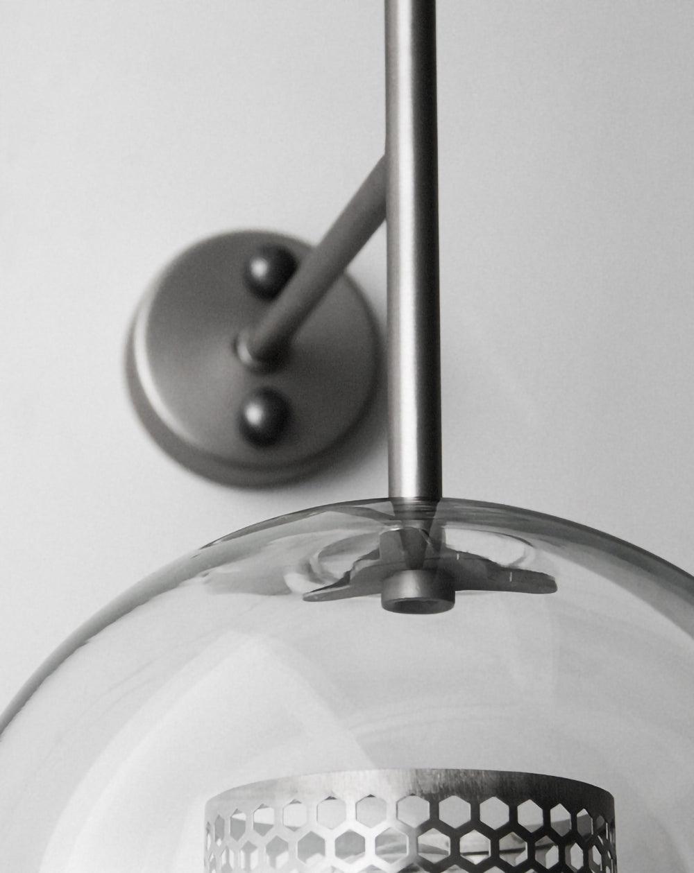 Peta Premium zeitgenössische Kunstglas-Wandleuchte