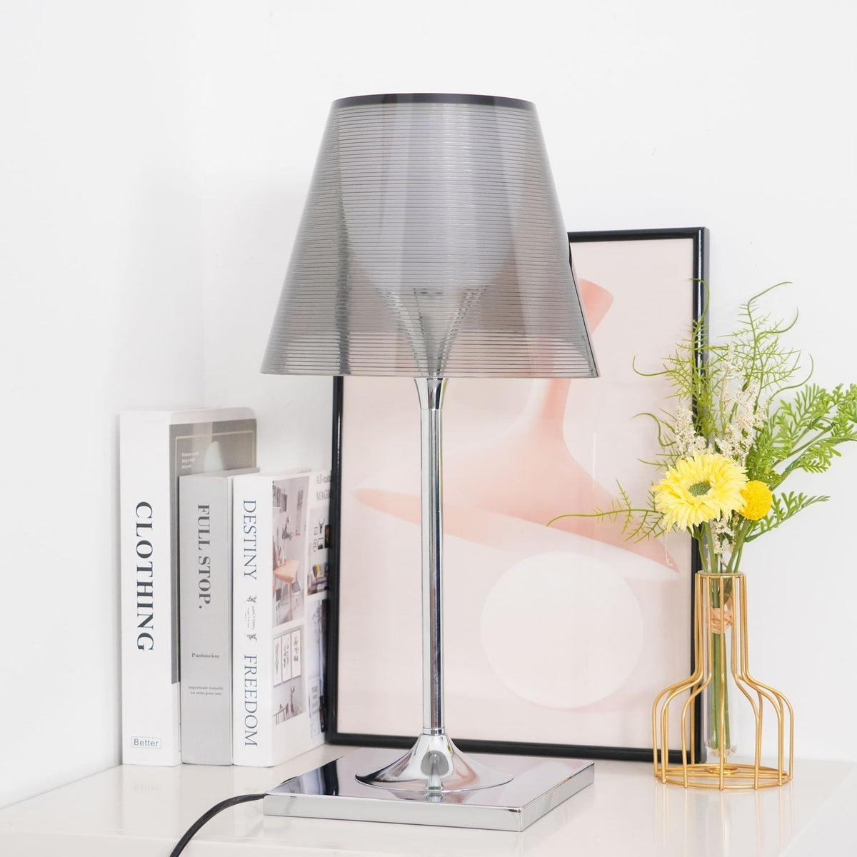 Bravon Kunststoff-Tischlampe