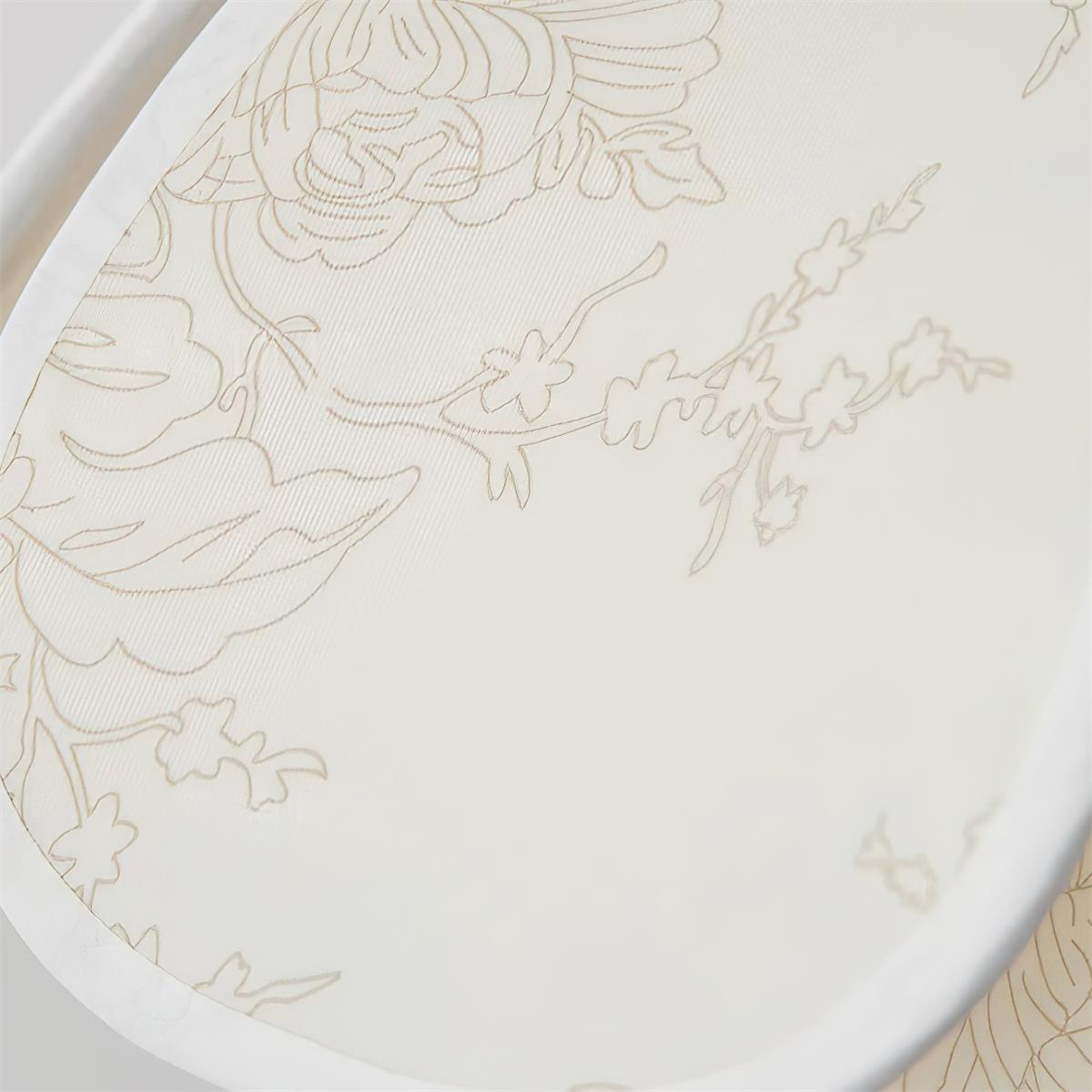 Florayne Vintage Floral-Glas-Wandleuchte