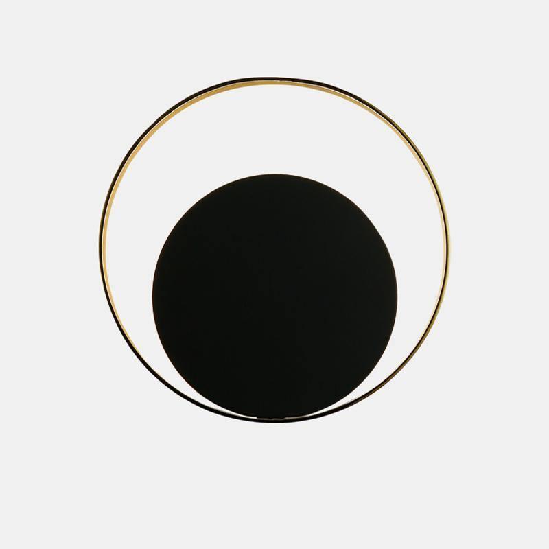 Erliren zeitgenössische minimalistische runde Wandleuchte