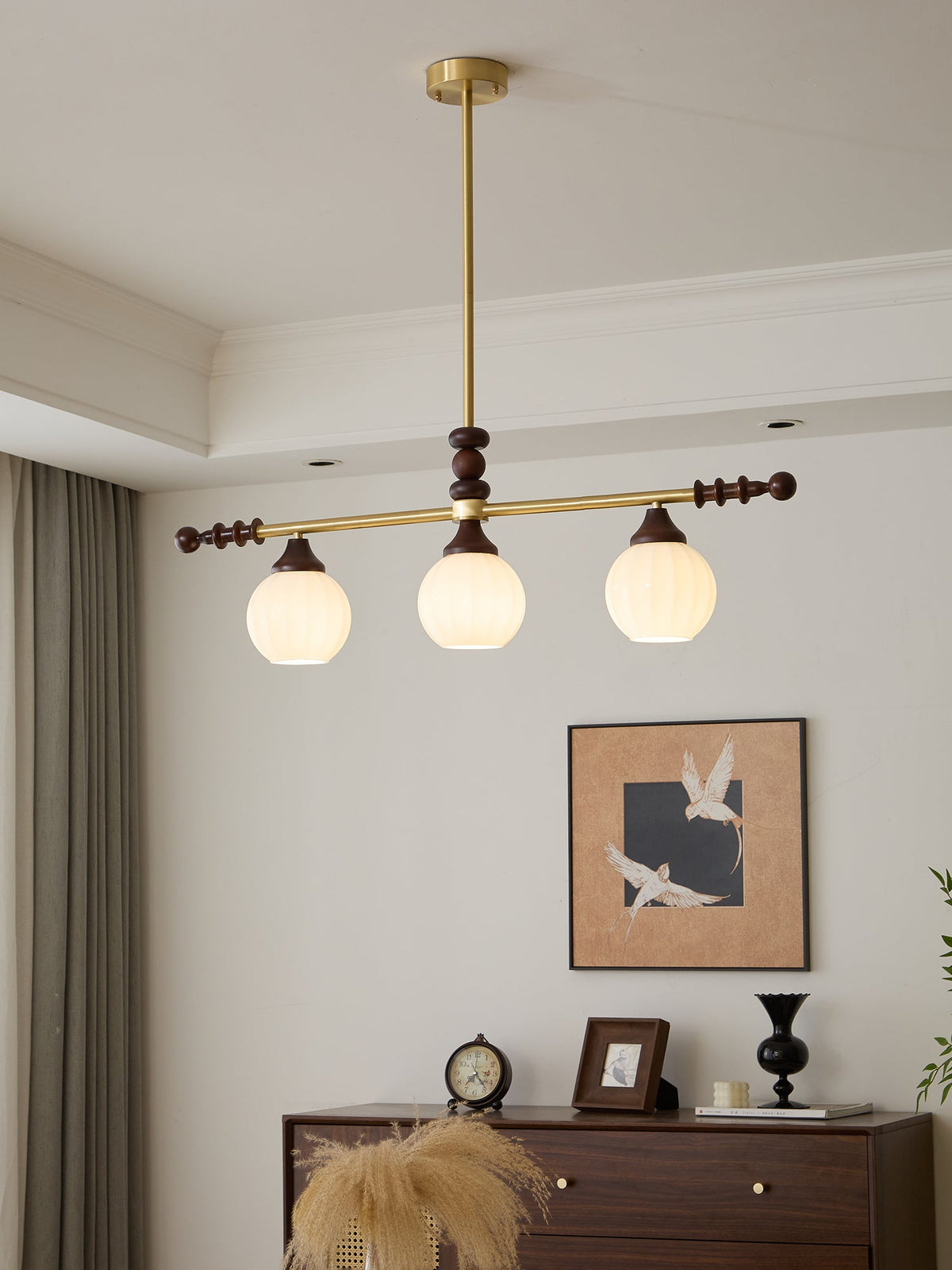 Vosole Kronleuchter im traditionellen Vintage-Stil aus Holz