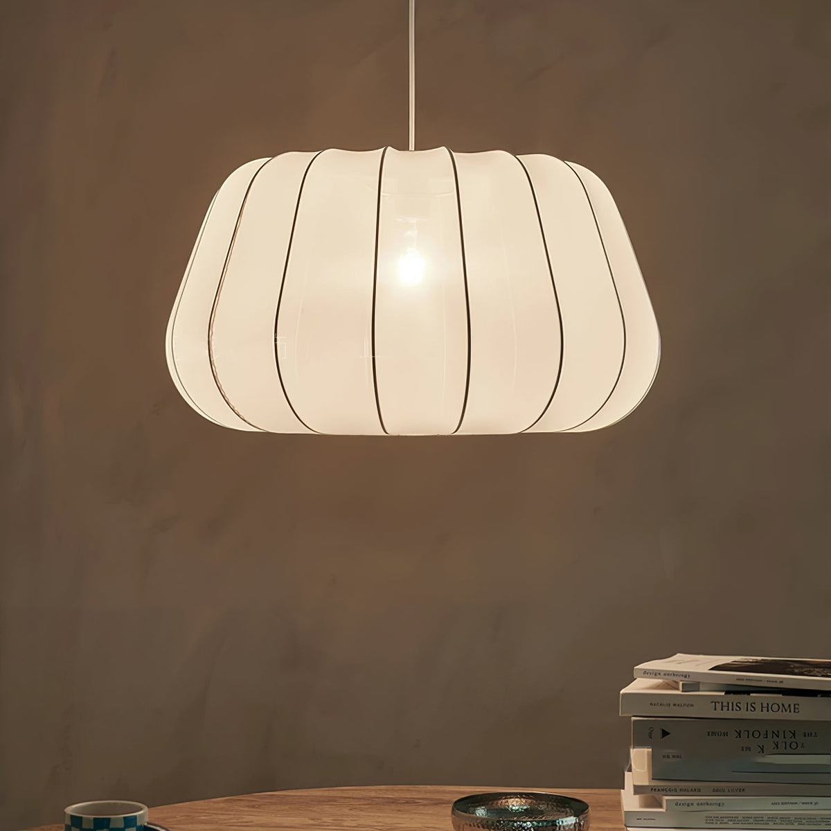 Zenell Elegance Cloud-Stoff-Pendelleuchte