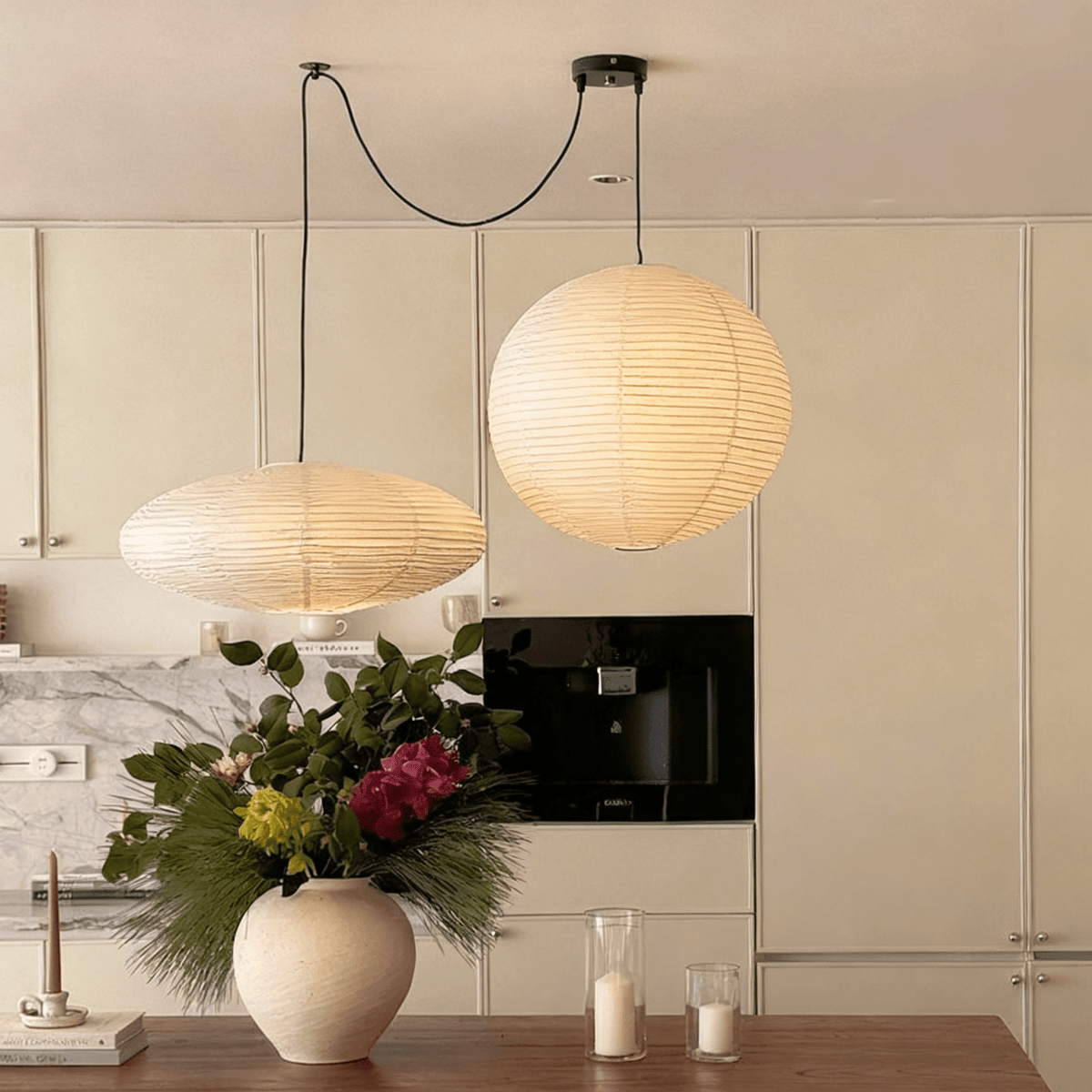 Lumenis Papier-Pendelleuchte Whimsy