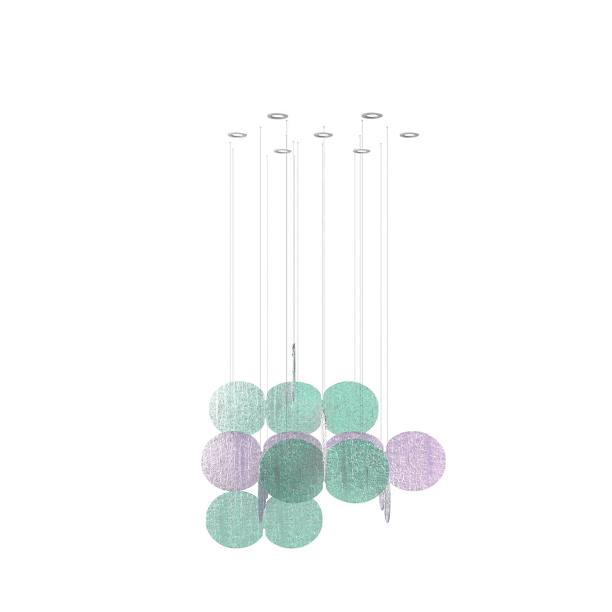 Nimbus Kronleuchter Clouds Iridescent Disc