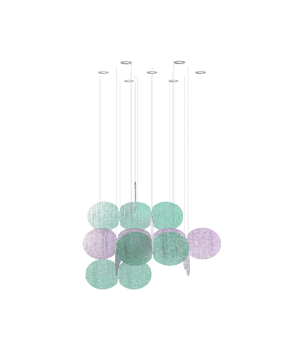 Nimbus Kronleuchter Clouds Iridescent Disc