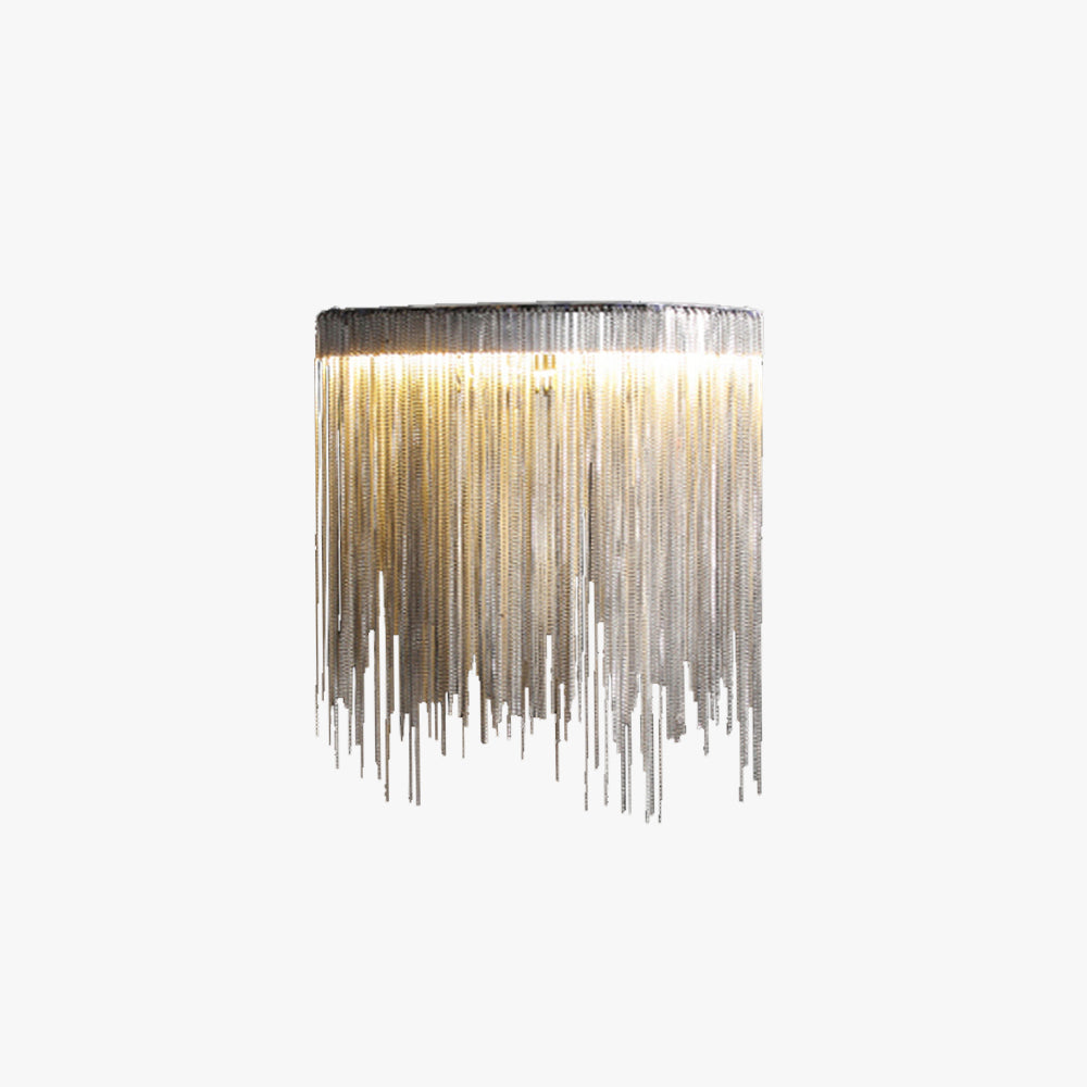 Arisha Modern LED Wandleuchte Silber Wohn/Schlafzimmer Innen Metall