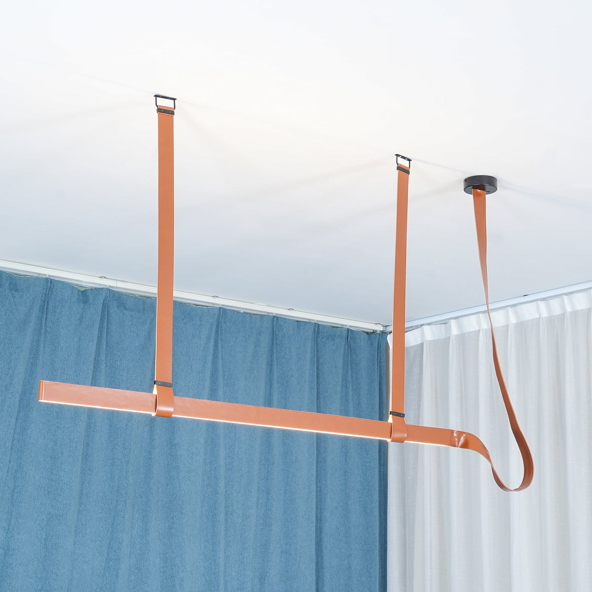 Zaleth moderne Pendelleuchte aus Leder