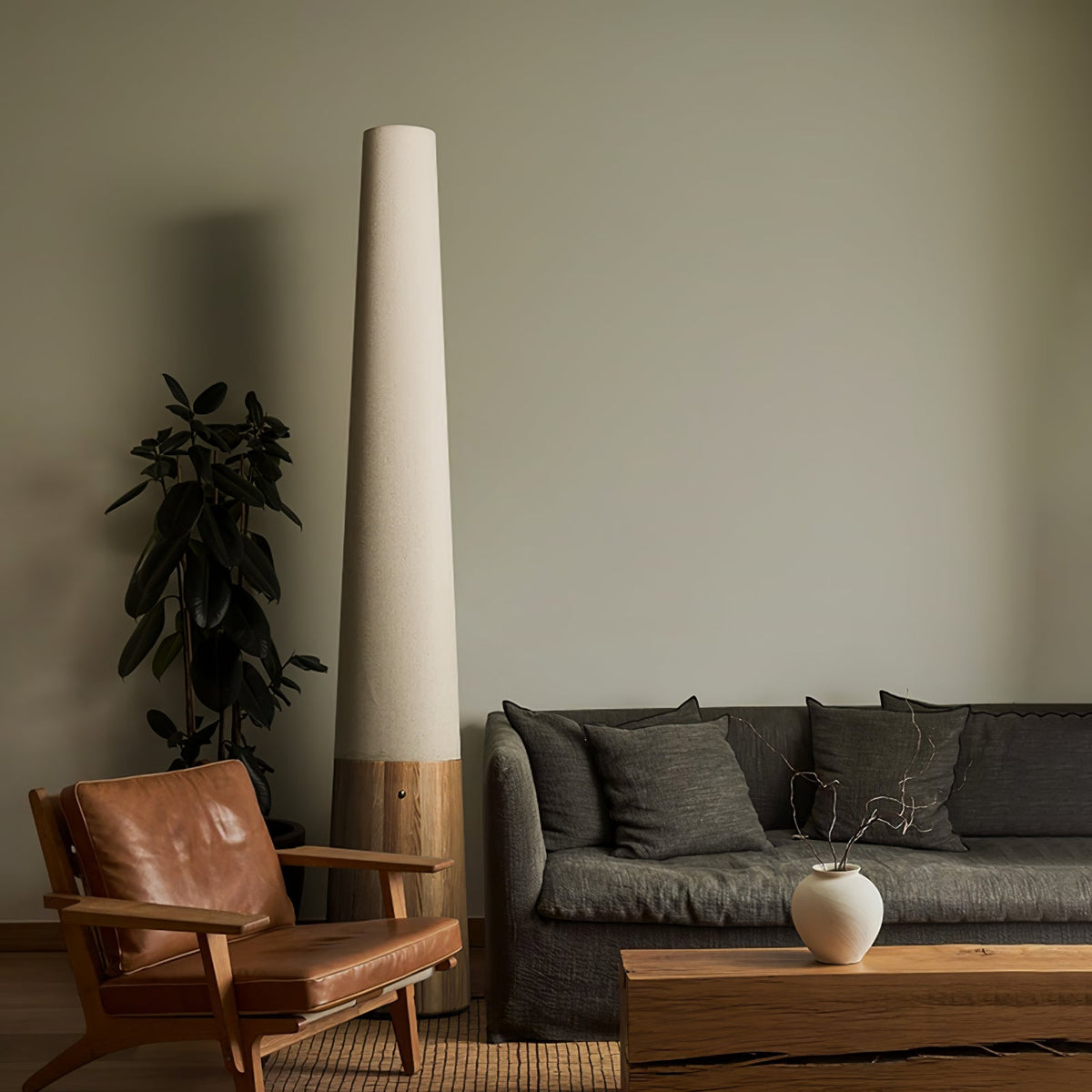 Glow Stehleuchte aus Holz