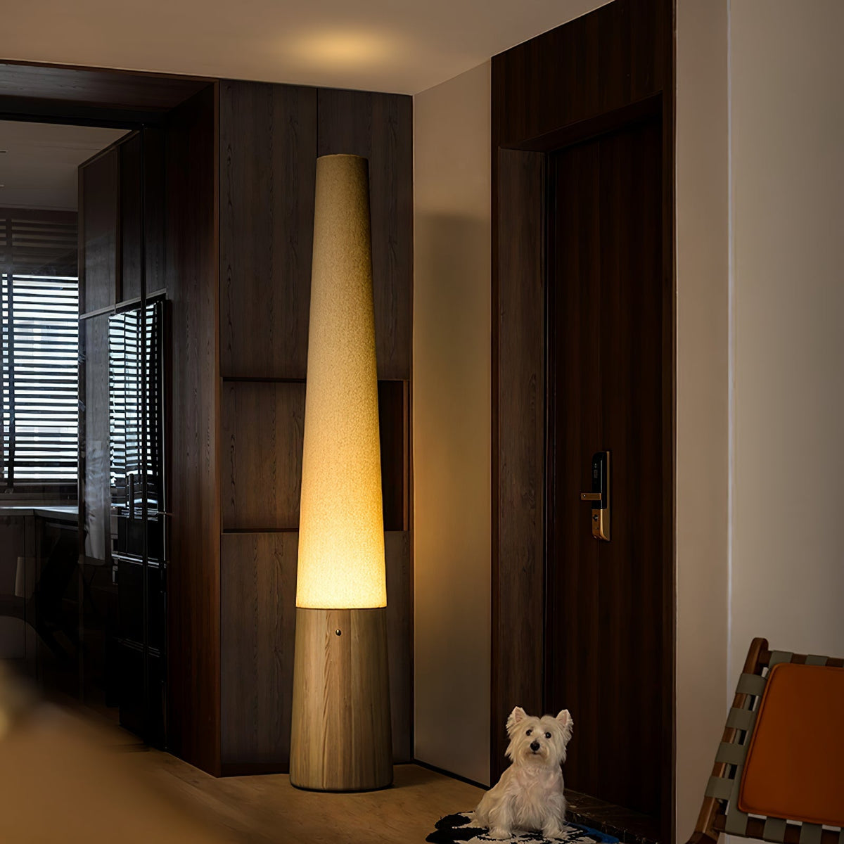 Glow Stehleuchte aus Holz
