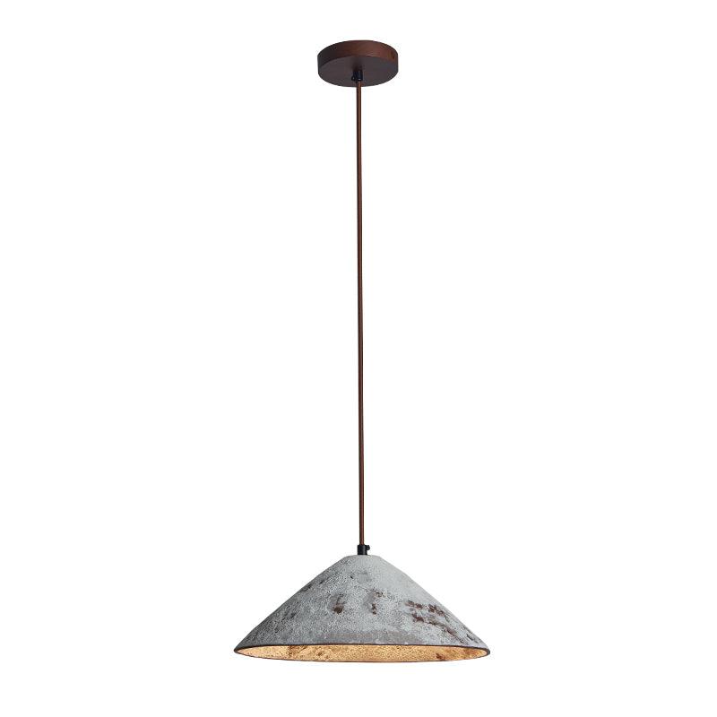 Sura Pendelleuchte aus Keramik Kegel Rustik Vintage Minimalistisch