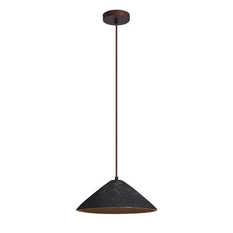 Sura Pendelleuchte aus Keramik Kegel Rustik Vintage Minimalistisch