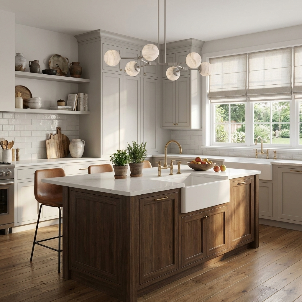 Haverhurst Alabaster-Kronleuchter