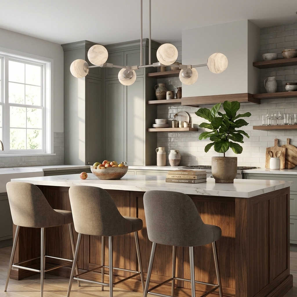 Haverhurst Alabaster-Kronleuchter