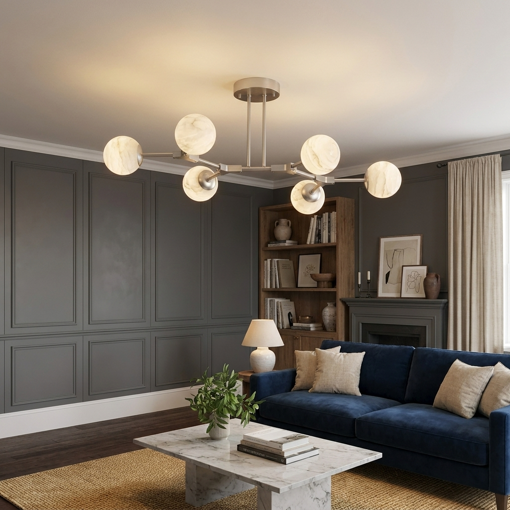Haverhurst Alabaster-Kronleuchter