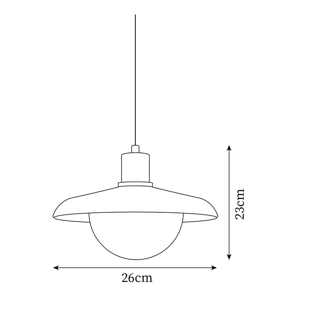 Norrin Dome Pendelleuchte