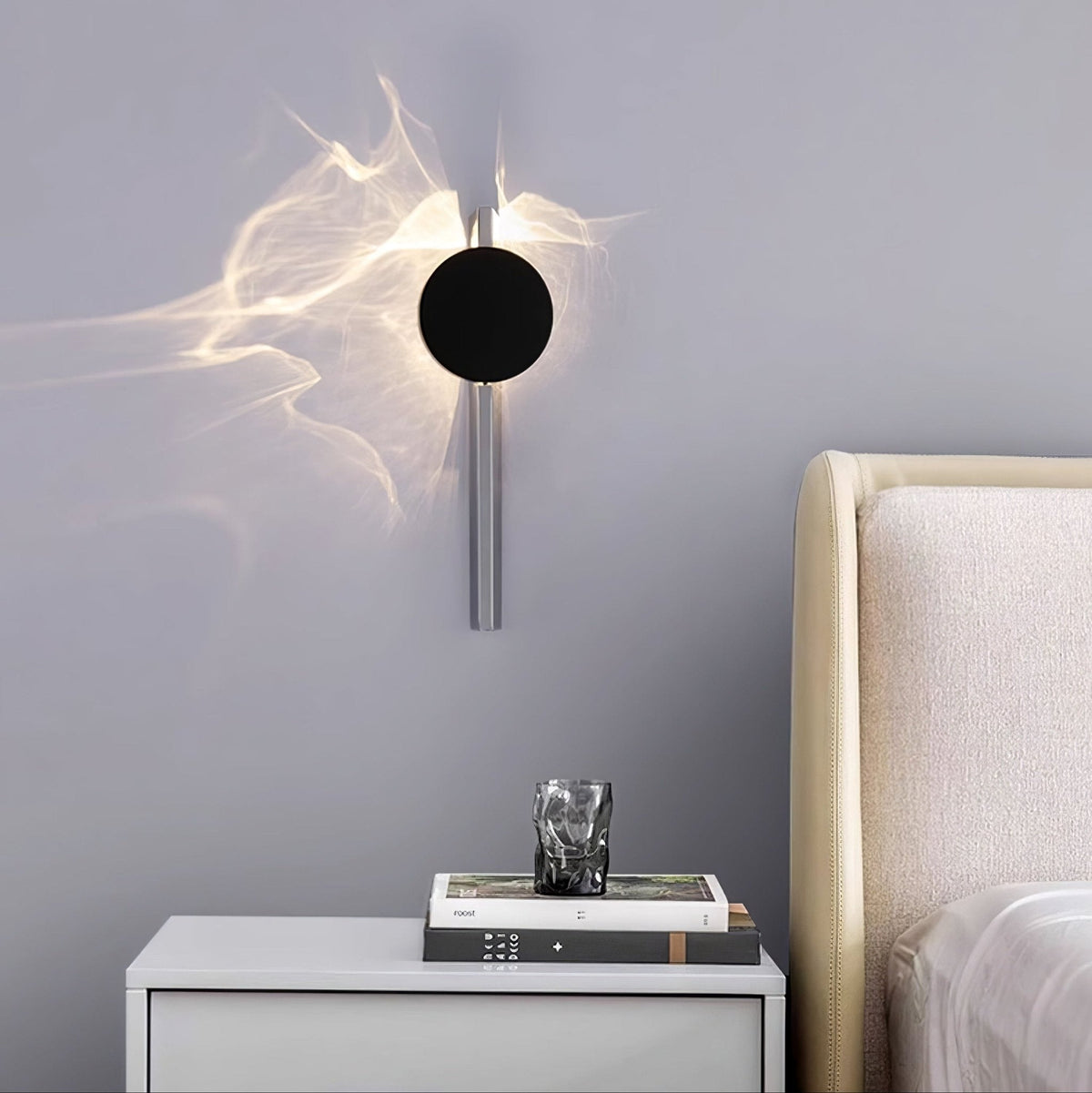 Pethr Wave Minimalistische Wandleuchte aus Stahl
