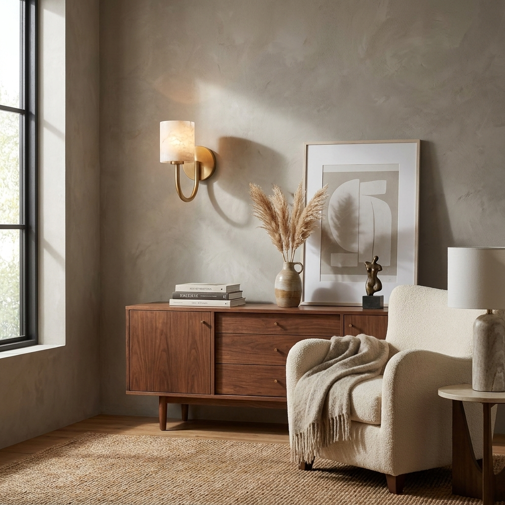 Sedgewick Alabaster Wandleuchte